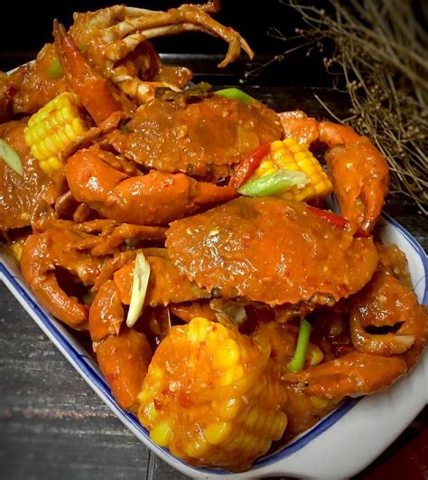 Kepiting saos padang mantepppp D Food, Crab recipes, Indonesian food